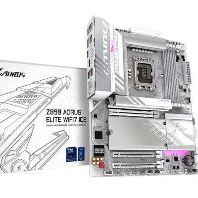 GIGABYTE Z890 AORUS ELITE WIFI7 ICE Motherboard - Supports Intel Core Ultra CPU (